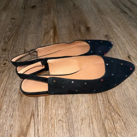 Madewell • Suede Margot Slingback Flats - Picture 10 of 11